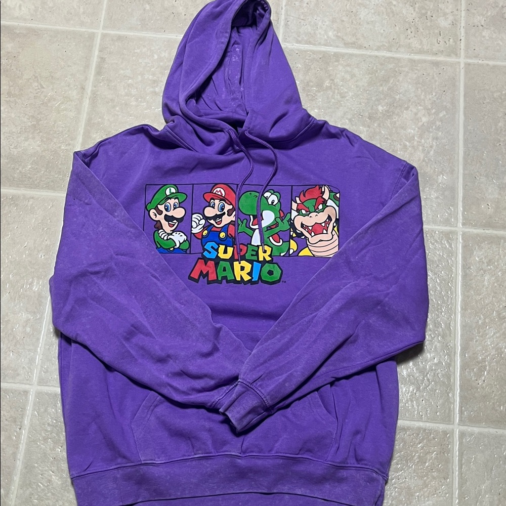Nintendo Purple Super Mario Sweatshirt